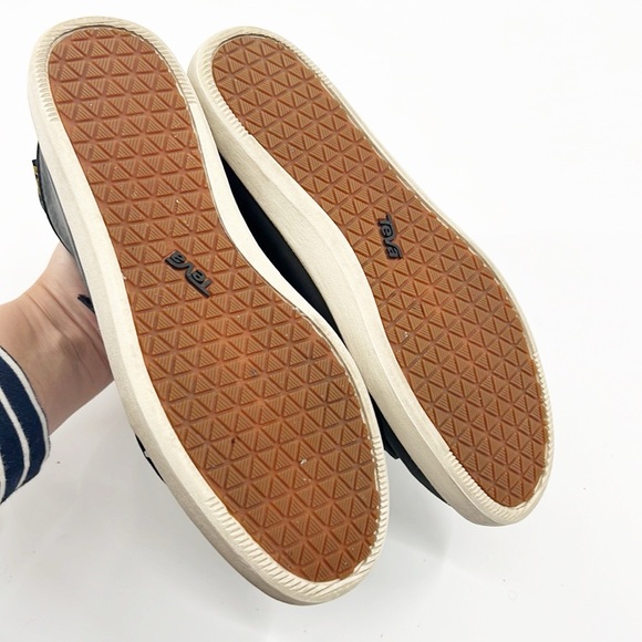 Teva Willow Chukka Sneaker Black Leather High Top Shoe Size 8.5 - Picture 6 of 12